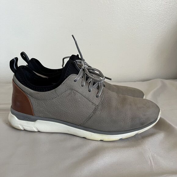 Johnston & Murphy XC4 Prentiss Plain Toe Waterproof Sneaker, Gray Nubuck- 9.5 - Picture 9 of 10